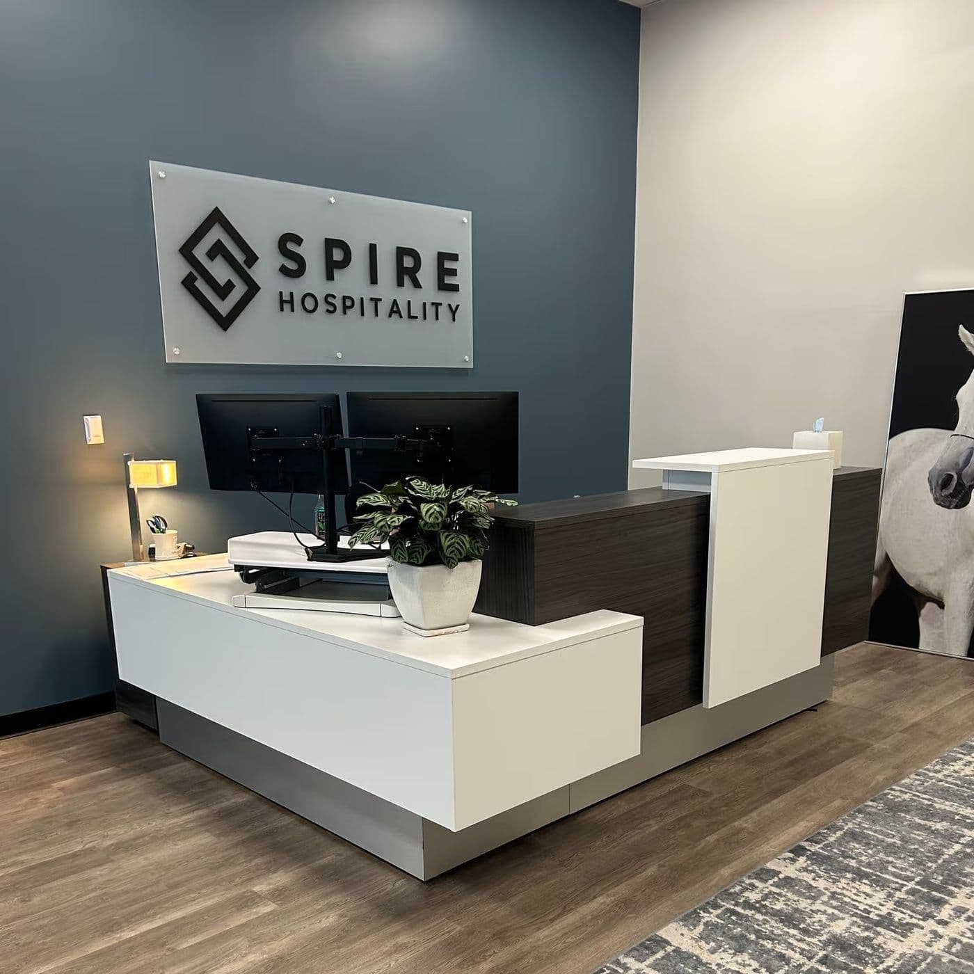 Spire Hospitality reception after their office move, Irving, TX