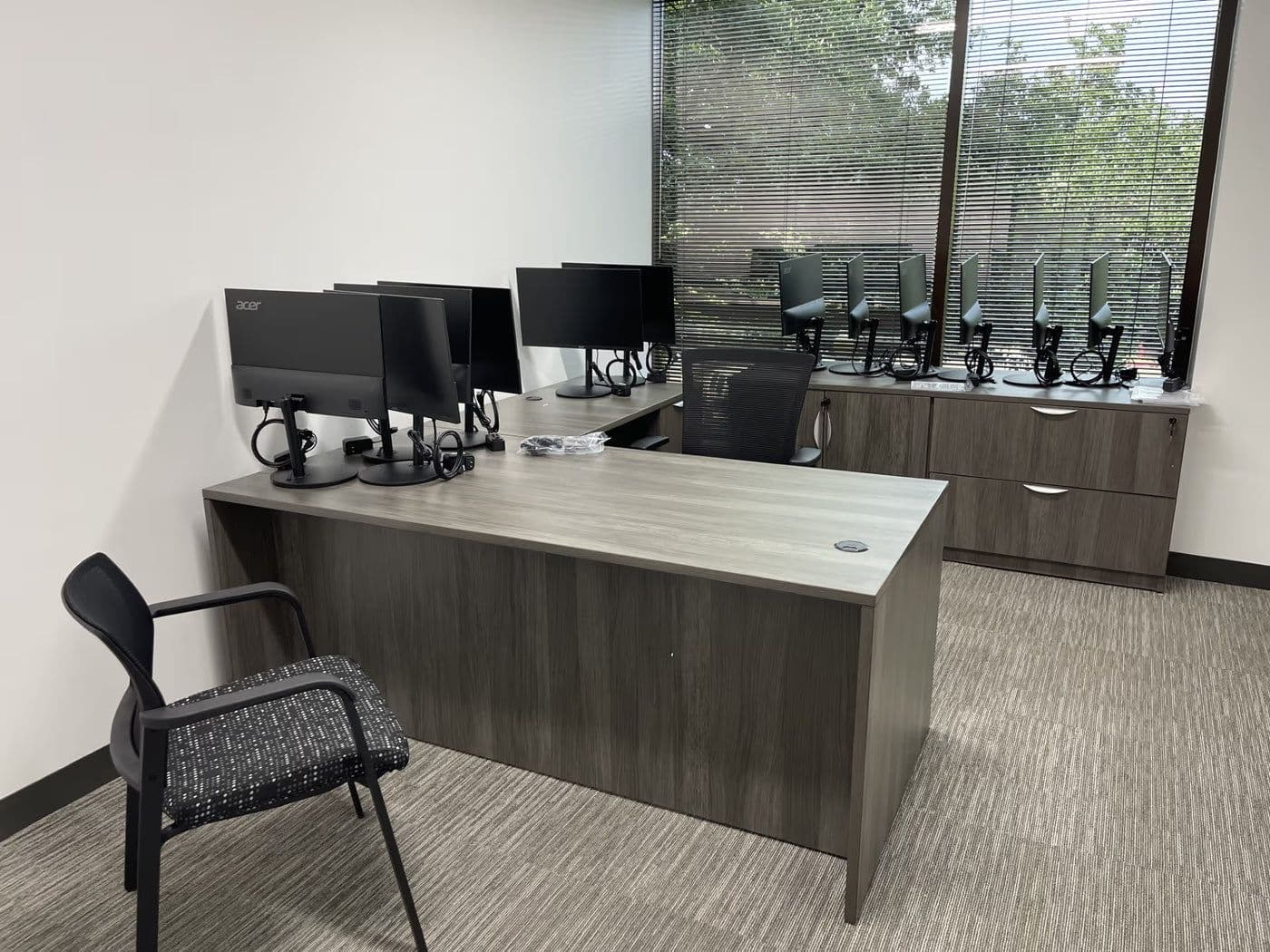 Private office from the Symphony Risk build-out, Austin, TX