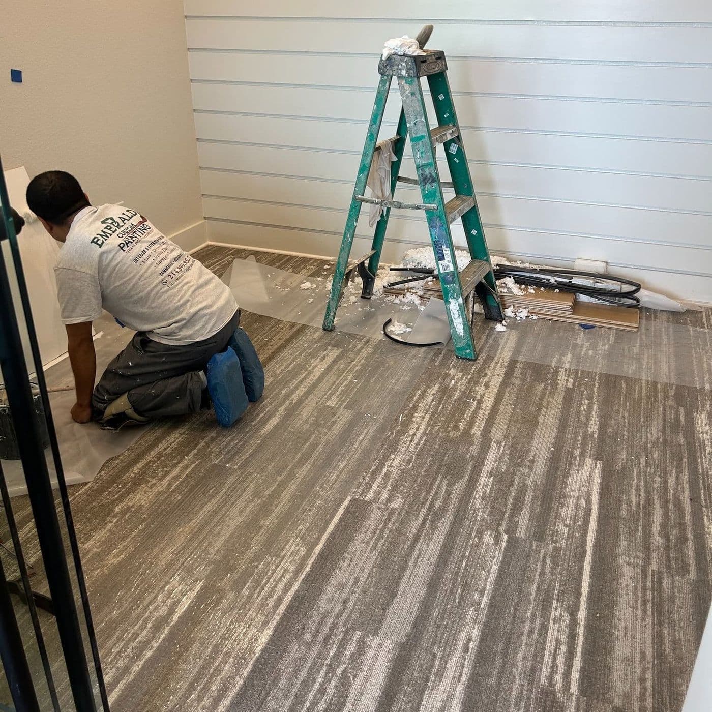 Private offices going in for Toll Brothers, Prosper, TX